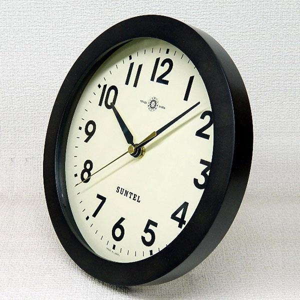 掛け時計 25cm 日本製 静音 電波時計 壁掛け 時計 かけ時計 電波 電波