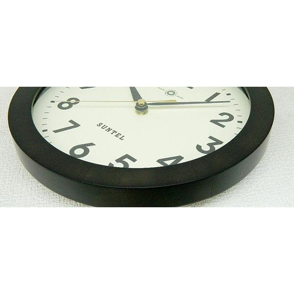 掛け時計 25cm 日本製 静音 電波時計 壁掛け 時計 かけ時計 電波 電波