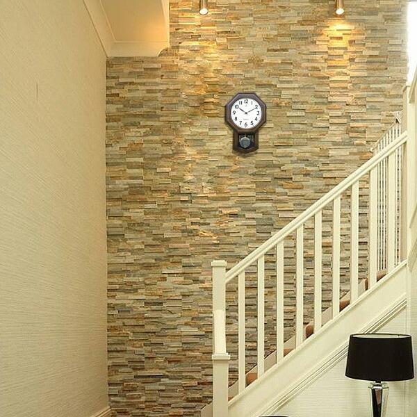 振り子時計 26cm 日本製 振り子 時計 仕掛け時計 クオーツ 壁掛け かけ