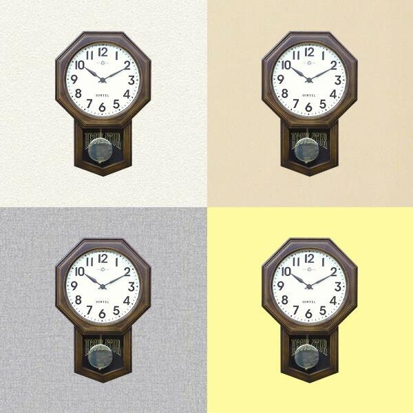 振り子時計 26cm 日本製 振り子 時計 仕掛け時計 クオーツ 壁掛け かけ