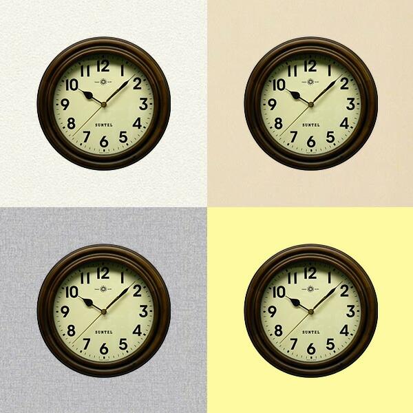 掛け時計 27cm 日本製 静音 電波時計 壁掛け 時計 かけ時計 電波 電波