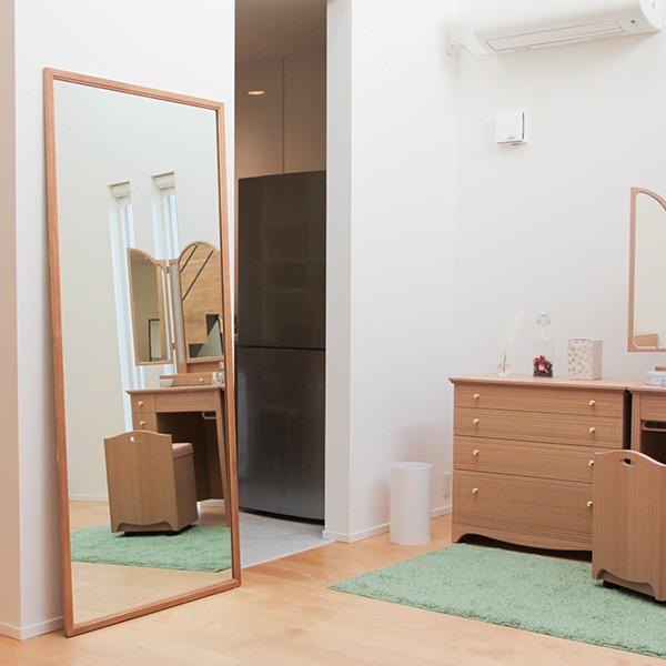 鏡ショップミラリス 鏡 全身 姿見 北欧 木枠 スタンド ミラー 木