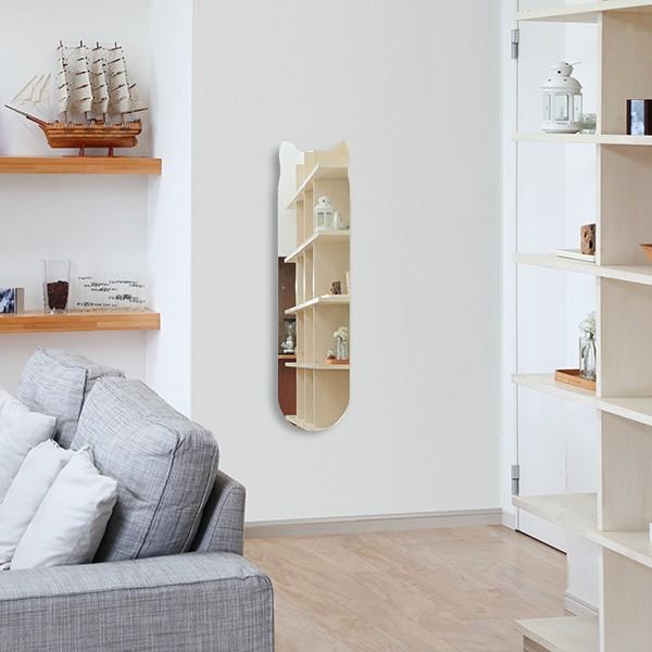 鏡ショップミラリス 鏡 壁掛け 猫 猫家具 全身 姿見 かがみのカタチ