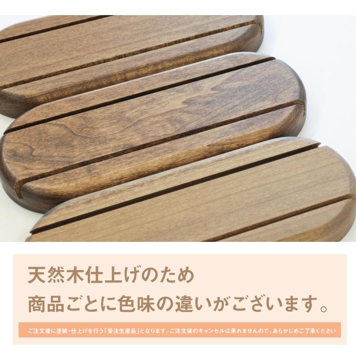 鏡ショップミラリス 鏡 卓上 大きい 木 スタンドミラー ポプラ