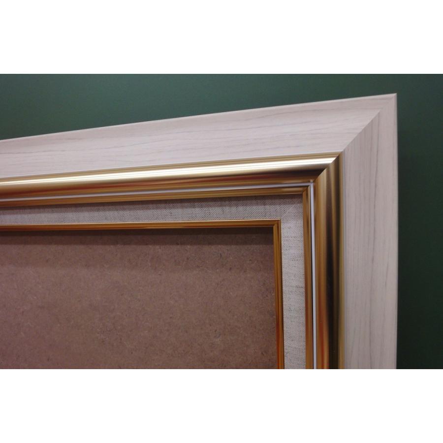 8116 白木目F15/油絵額縁、油彩額縁、油絵用額縁、油彩用額縁、油額