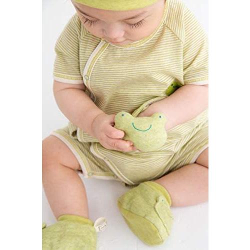 上品なスタイル レッグウェア Y 1362 Pompkins Baby オーガニックコットン100 かえるシリーズ ブーティ 日本製