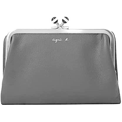 アニエスベー Agnes Agnes B 財布 がま口 その他財布 長財布 ロングウォレット ロゴ ボーダー がま口 革