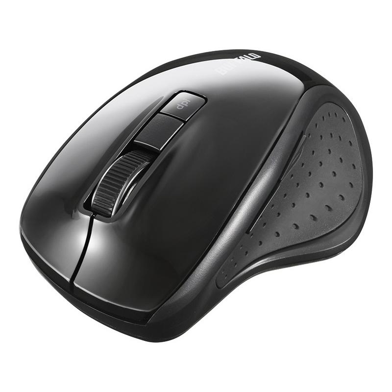 バッファロー 5ボタン Bluetooth5.0 BlueLED マウス ブラック  BSMBB300BK | BUFFALO