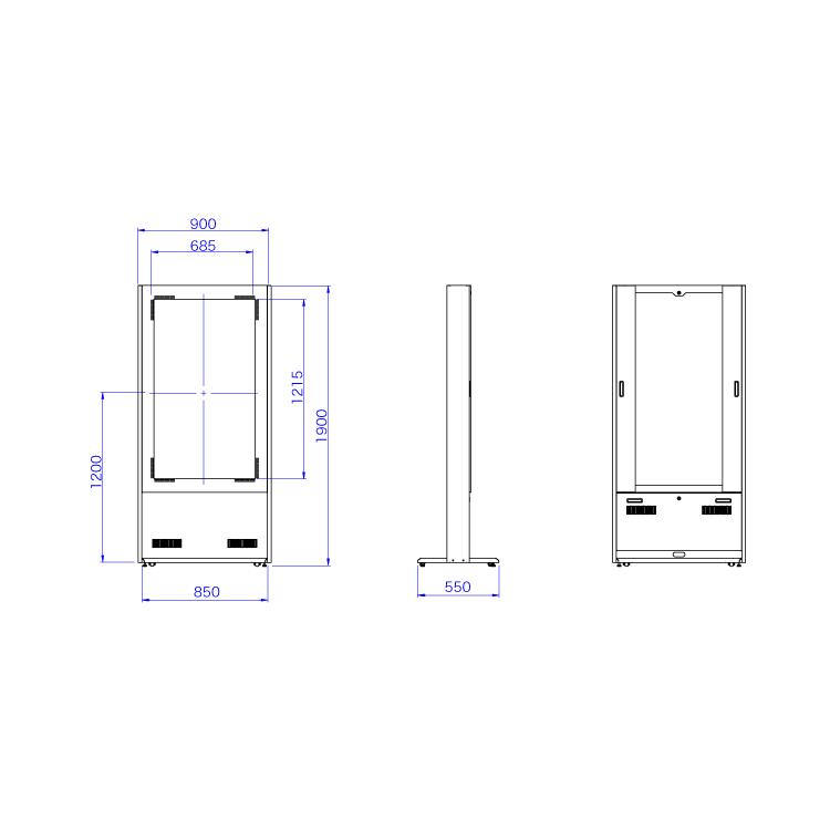 SDS SDS(エスディエス) DS-CH155-C 縦型 デジタルサイネージ用