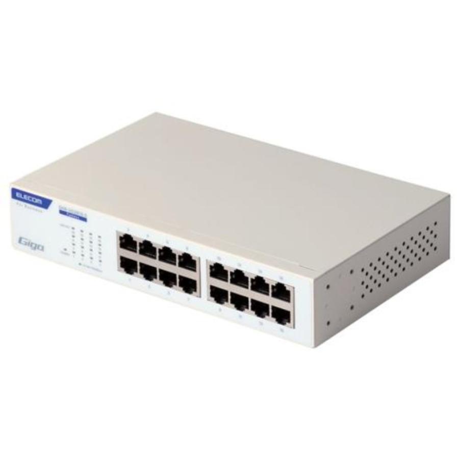 未使用】ELECOM EHB-UG2D08-PL 8ポートスイッチ