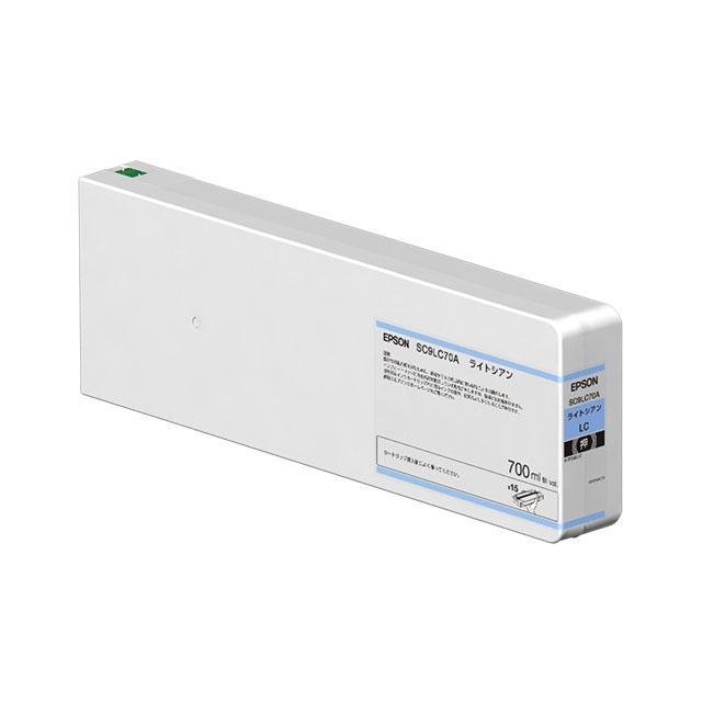 新品 EPSON インクカートリッジ SC9LC70A ライトシアン エプソン（EPSON） SureColor用 インクカートリッジ/700ml