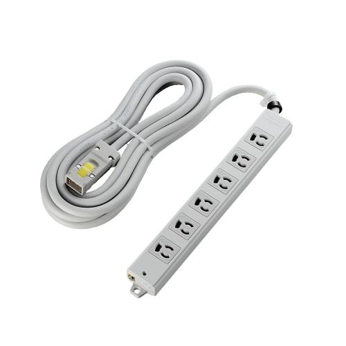 ELECOM（エレコム） RoHS対応工事用タップ/3P/ハーネスプラグ/抜け止め