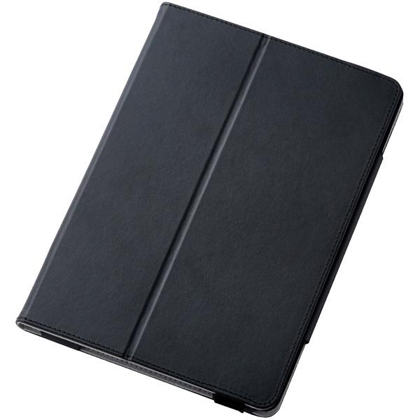 エレコム iPad 10.2 2019年モデル用フラップケース/ソフトレザー/2アングル/軽量/ブラック TB-A19RPLFBK | ELECOM