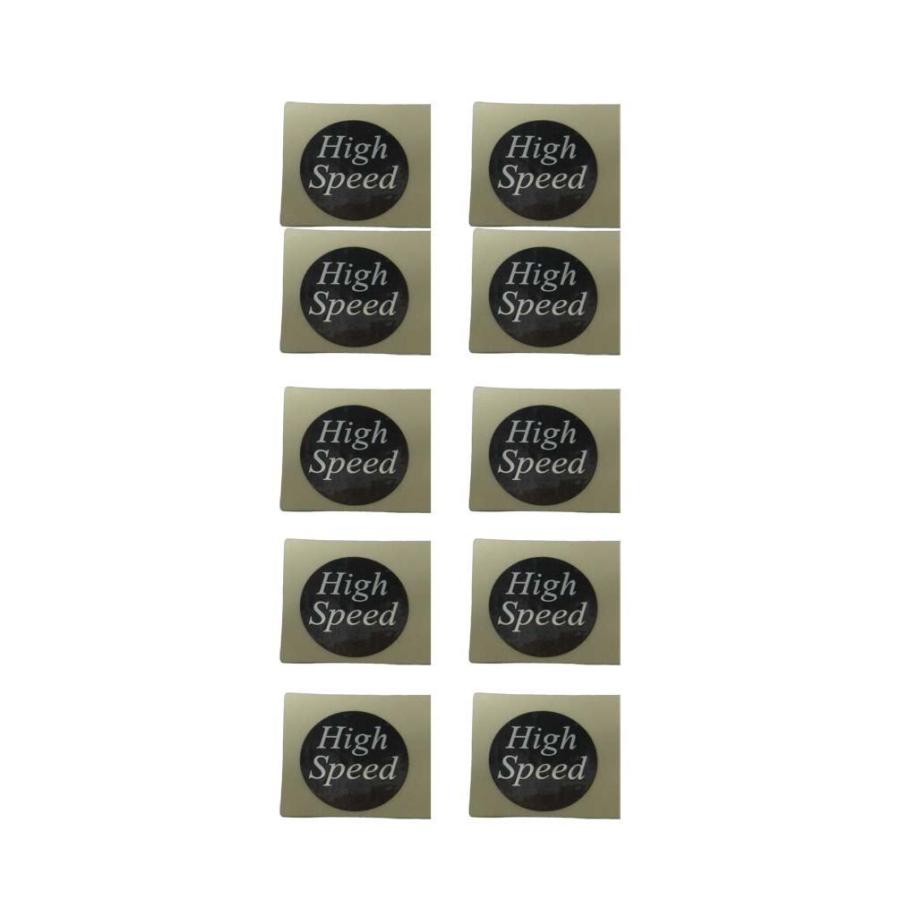 ステッカー 10枚アブ 黒 ノーマル ハイスピード レプリカ 6500 5500