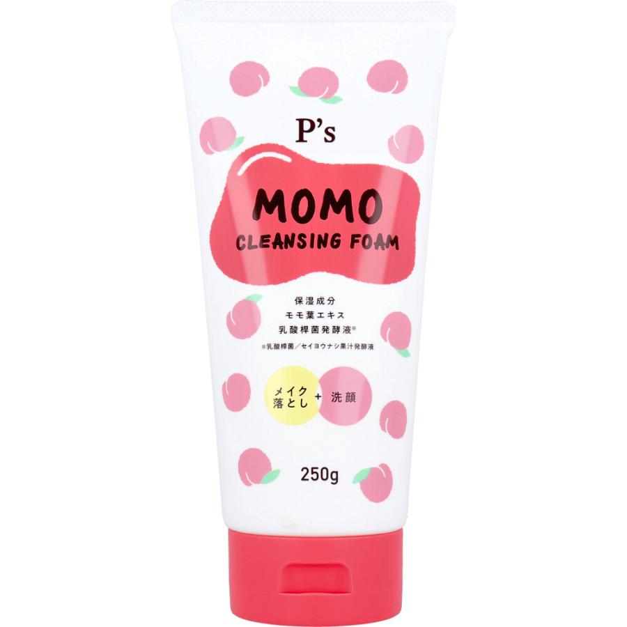 TKコーポレーション P's モモWクレンジング洗顔フォーム 250g 洗顔料