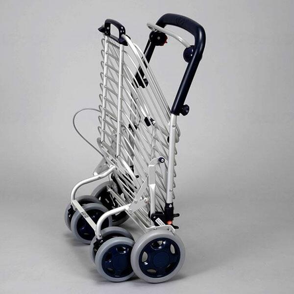 ユーバ産業 アルミワイヤーカート ショッピングカート シルバーカー メーカー直送】ショッピングカート ワイヤーカーA バッグなし シルバー
