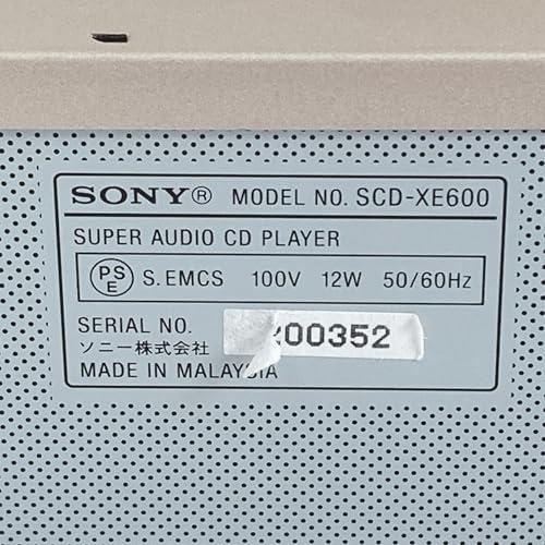 SONY SCD-XE600 スーパーオーディオCD/CDプレーヤー : kagayaki