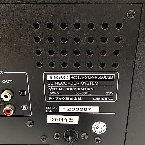 TEAC CDレコーダー ターンテーブル/カセットプレーヤー付 LP-R550USB-B