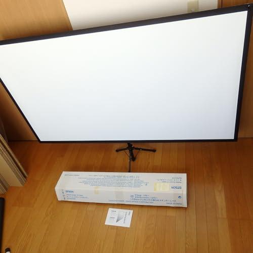 EPSON 80インチワイド プロジェクター モバイルスクリーン X