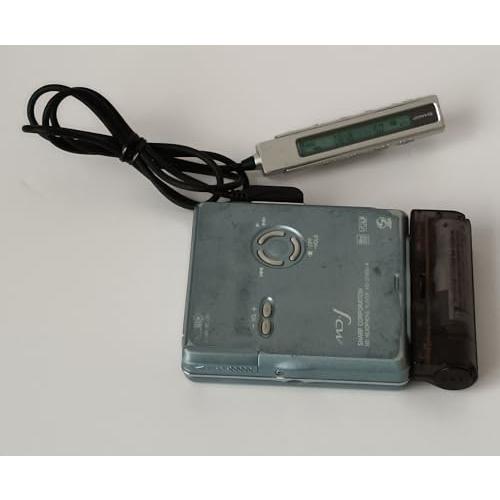 SHARP ポータブルMDプレーヤー MD-ST600-S Amazon.co.jp: SHARP シャープ MD-ST600-A ブルー系 ポータブル