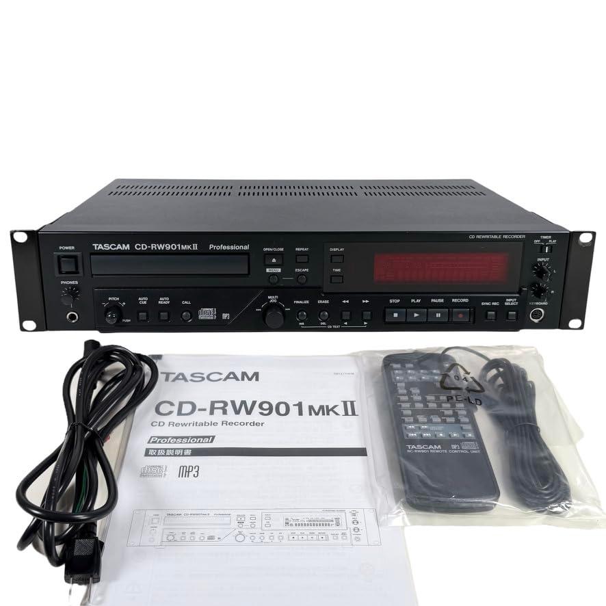 【美品】TASCAM タスカム　業務用 CD-RW901MK2 ケース付き 美品】TASCAM タスカム 業務用 CD-RW901MK2 ケース付き Amazon