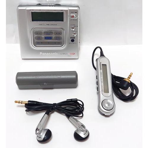 Panasonic SJ-MR220-S ポータブルMDレコーダー MDLP対応 Panasonic パナソニック SJ-MR220-S シルバー ポータブルMD