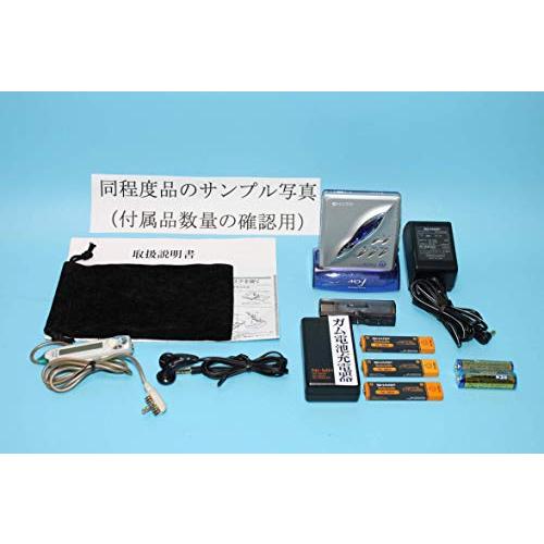 SHARP ポータブルMDプレーヤー　MD-ST800 SHARP シャープ MD-ST800 ブルー ポータブルMDプレーヤー MDLP