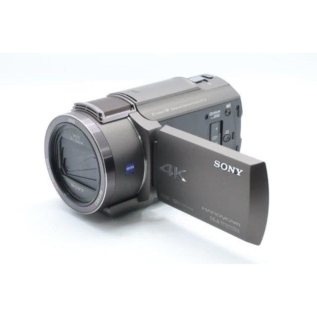 ソニー　SONY　ビデオカメラ　FDR-AX40　4K　64GB　光学20倍　ブロンズブラウン　Handycam　FDR-AX40　TIC