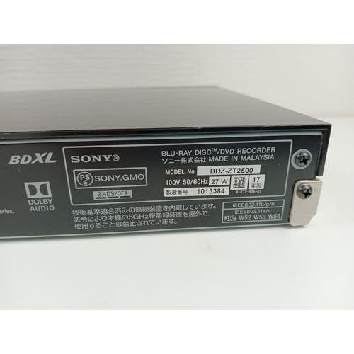 SONY BDZ-ZT2500 2TB ブルーレイレコーダー ソニー SONY BDZ