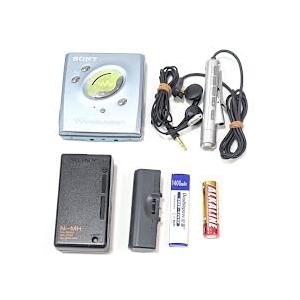 WALKMAN SONY MDプレーヤー MZ-E505 付属品付き SONY ソニー MZ-E505-L ブルー MDウォークマン : kagayaki
