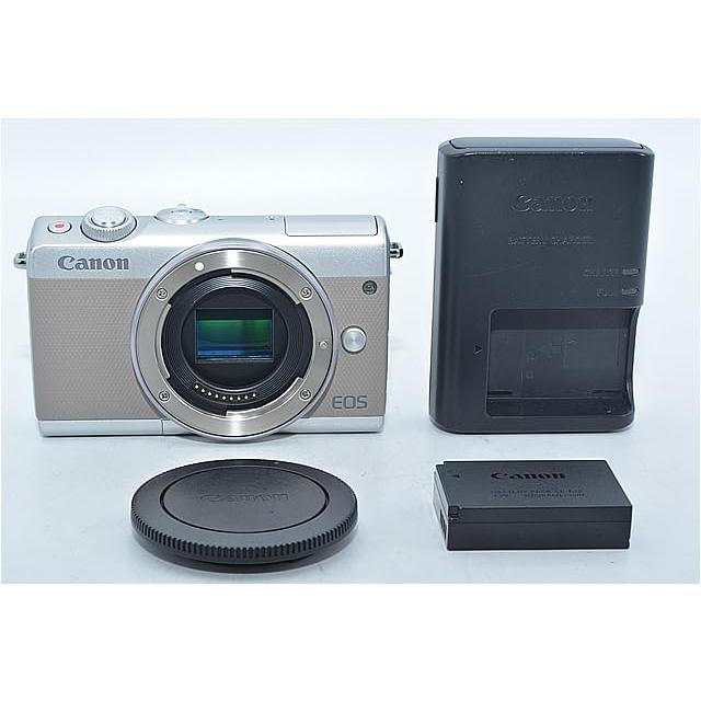 Canon ミラーレス一眼カメラ EOS M100 ボディー(グレー) EOSM100GY 