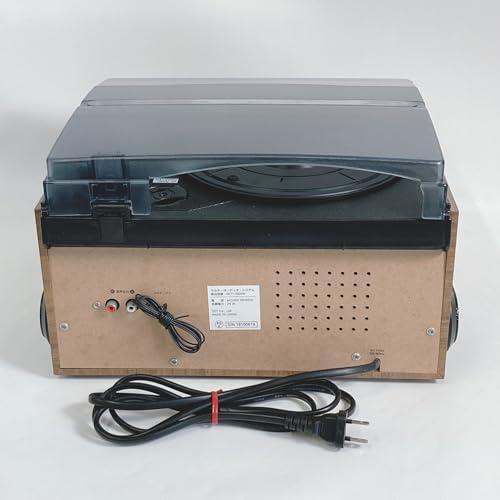 DCT 木目調 ダブルCD録音機能付 マルチレコードプレーヤー DCT