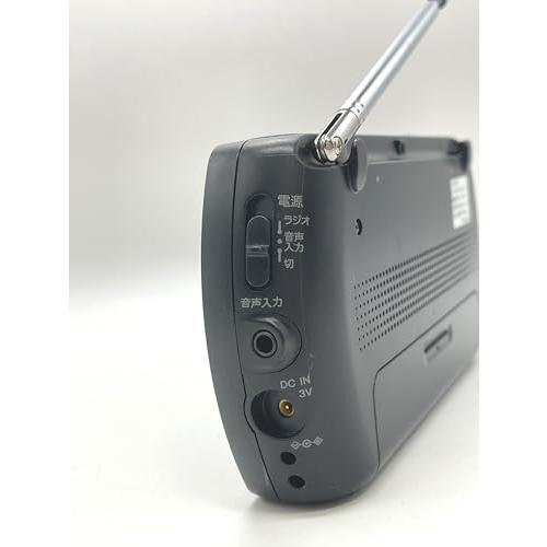 ソニー ポータブルラジオ SRF-19 : ワイドFM対応 FM/AM ブラック