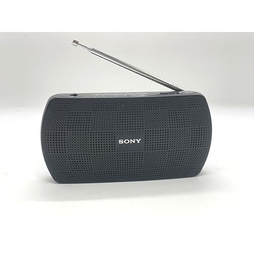 ソニー ポータブルラジオ SRF-19 : ワイドFM対応 FM/AM ブラック