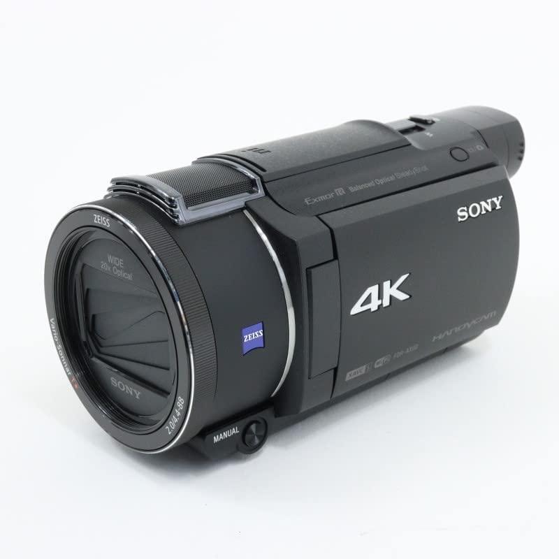 シルバー金具 ソニー SONY ビデオカメラ FDR-AX60 4K 64GB 光学20倍
