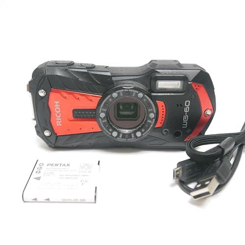 RICOH WG-60 レッド　防水　耐寒　耐衝撃　防塵　デジタルカメラ RICOH WG-60 レッド 本格防水デジタルカメラ 14メートル防水 耐