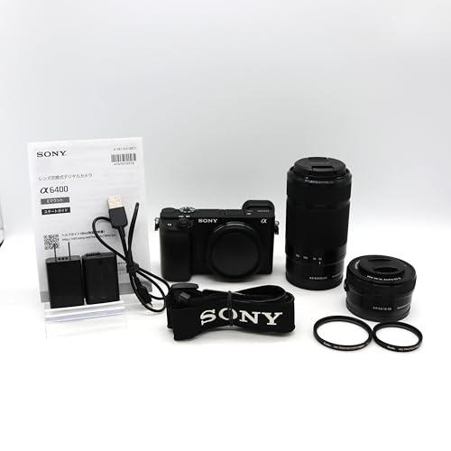 SONY - α6400 ズームレンズキット　SELP1650　SEL55210　2本セット Amazon | ソニー SONY ミラーレス一眼 α6400 ダブルズームレンズ