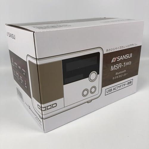 MSR-1（WD） ラジオ Amazon.co.jp: サンスイ Bluetoothスピーカー AM/FMラジオ付き