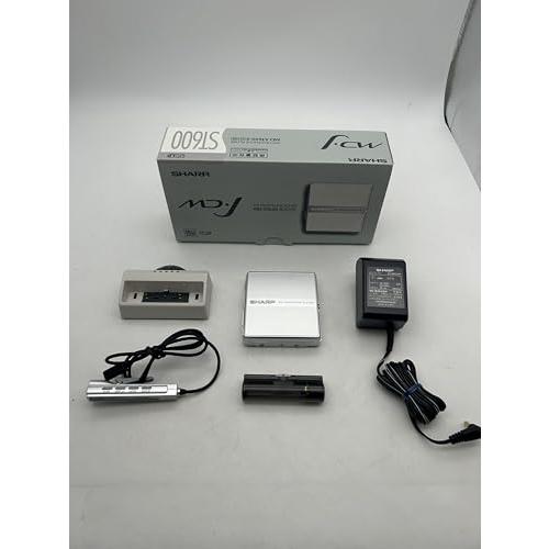 SHARP ポータブルMDプレーヤー MD-ST600-S SHARP シャープ MD-ST600-S シルバー系 ポータブルMDプレーヤー