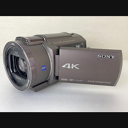 ソニー　4K　ビデオカメラ　ブロンズブラウン　内蔵メモリー64GB　FDR-AX45　Handycam　光学ズーム20倍