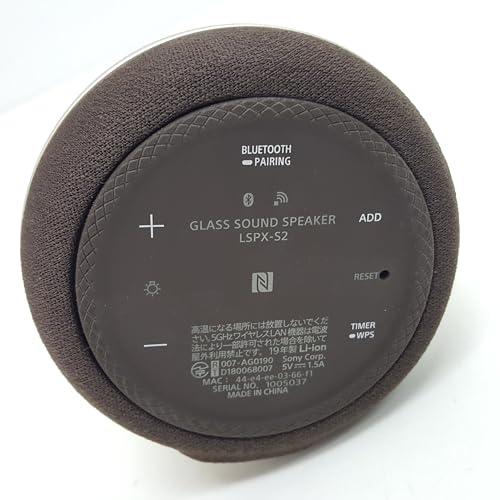 ソニー グラスサウンドスピーカー ハイレゾ対応/Bluetooth対応/LEDライト付き / 32段階明るさ調整可能 DSEE HX対応 LSPX-S