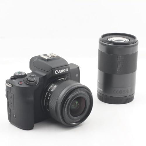 Canon ミラーレス一眼カメラ EOS Kiss M2 ダブルズームキット ブラック KISSM2BK-WZK｜kagayaki-shops3｜03