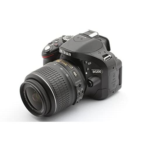 Nikon　デジタル一眼レフカメラ　D5200　3.5-5.6G　DX　ブラック　NIKKOR　18-55mm　レンズキット　VR付属　AF-S　f