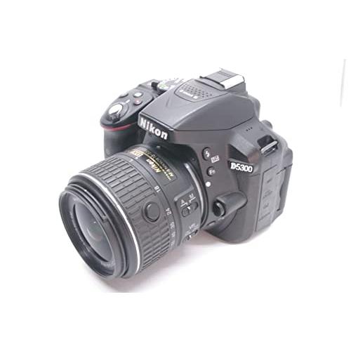 Nikon　デジタル一眼レフカメラ　D5300　レンズキット　D5300LK18-　ブラック　3.2型液晶　18-55mm　VR　II　2400万画素