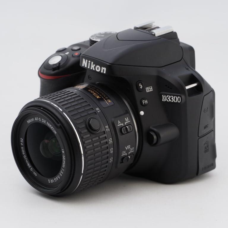 Nikon　デジタル一眼レフカメラ　D5300　18-55mm　II　VR　2400万画素　ブラック　レンズキット　3.2型液晶　D5300LK18-