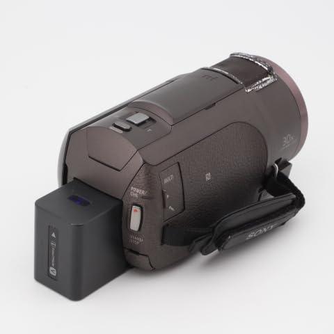 ソニー　4K　ビデオカメラ　光学ズーム20倍　内蔵メモリー64GB　ブロンズブラウン　Handycam　FDR-AX45