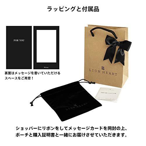 国内外の人気集結 コンパスコラボ 重明 市東 ラッピング済 Heart Lion ライオンハート Heart ライオンハート Lion ネックレス ブランド メンズ シルバー 真鍮 メンズアクセサリー