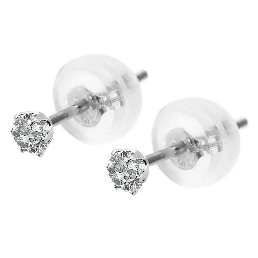 ダイヤモンド ピアス 0.15ct PLUSTER PT900 プラチナ レディース 