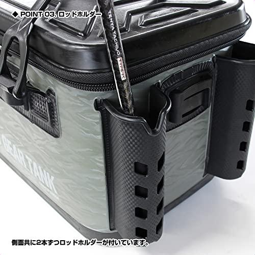 お値下げ商品 プロックス(PROX) ギアタンク ロッドホルダー付 40cm/ブラック PX966440K