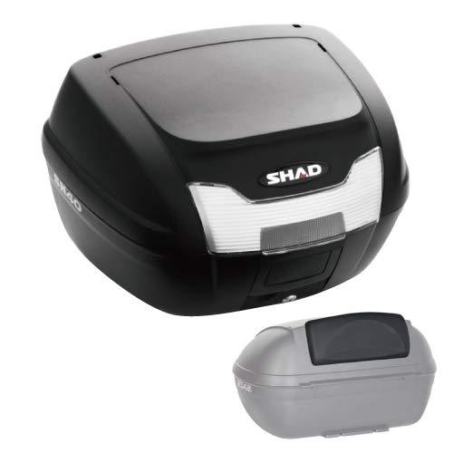 SHAD シャッド トップケース 40L 無塗装ブラック SH40 リアボックス バックレストセット バイク 大容量 ヘルメット2個収納 キーレス